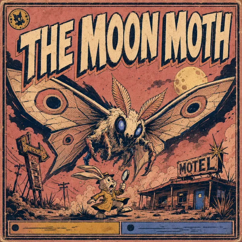 Retro Pulp Cartoon Episode Title Cards