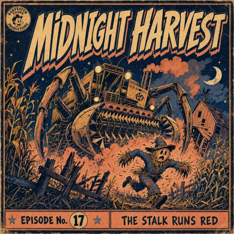 Retro Pulp Cartoon Episode Title Cards