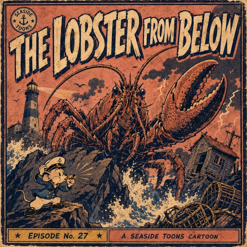 Retro Pulp Cartoon Episode Title Cards