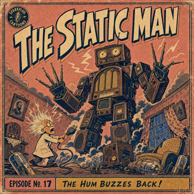 Retro Pulp Cartoon Episode Title Cards
