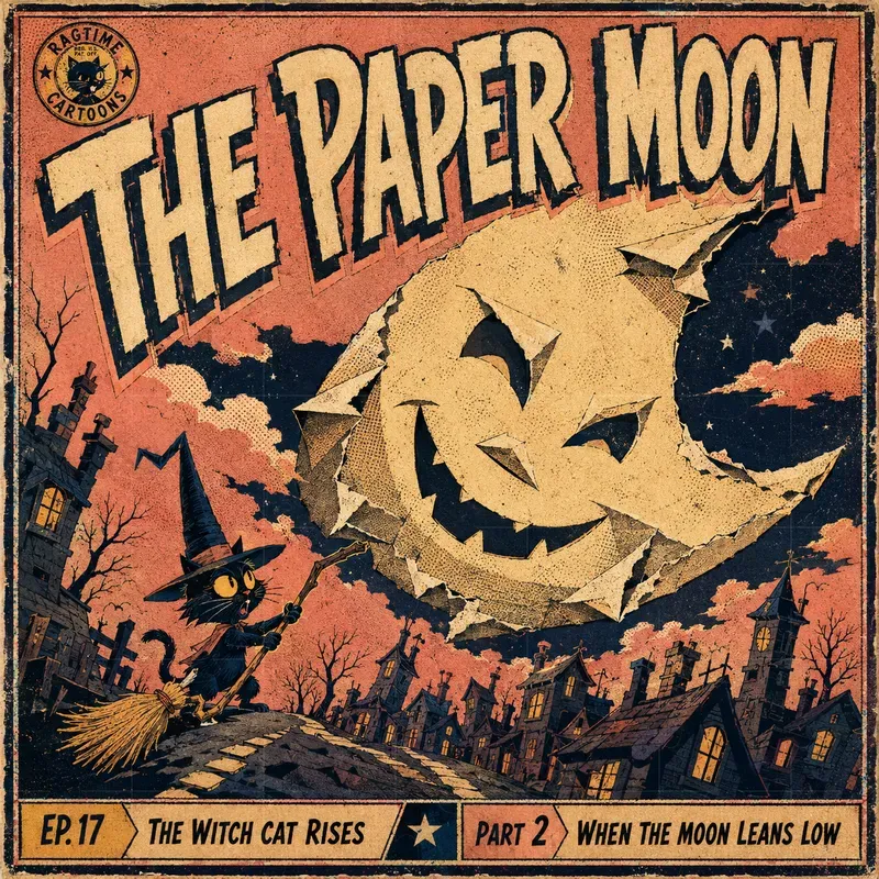 Retro Pulp Cartoon Episode Title Cards
