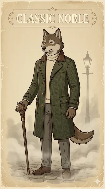 British Retro Gentleman Stickers