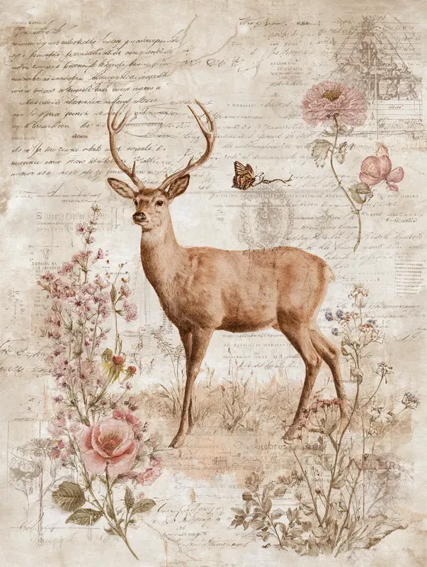 Elegant Vintage Junk Journal Pages