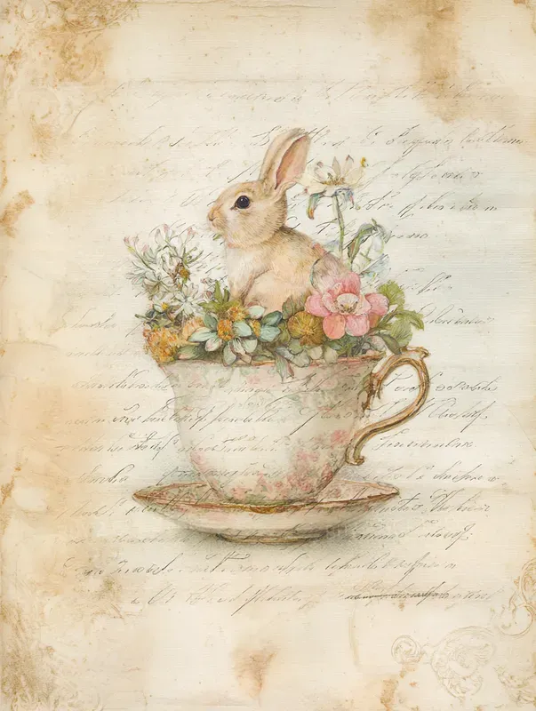 Elegant Vintage Junk Journal Pages