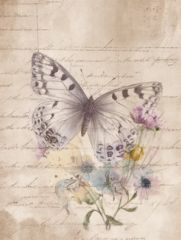 Elegant Vintage Junk Journal Pages
