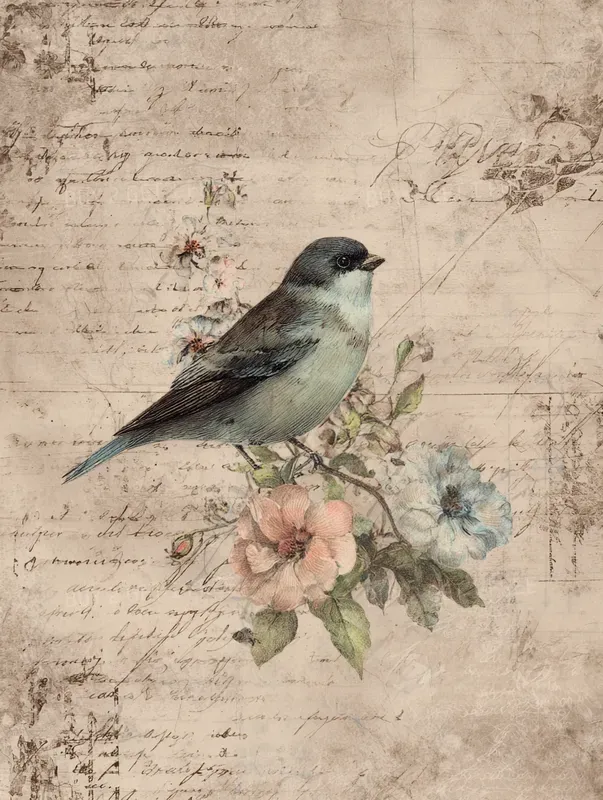 Elegant Vintage Junk Journal Pages