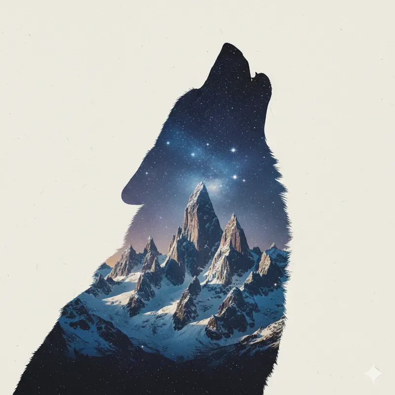 Surreal Nature Double Exposure Portraits