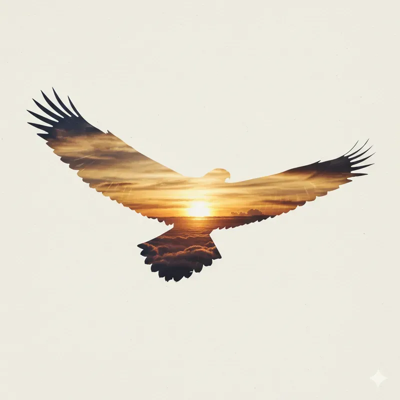 Surreal Nature Double Exposure Portraits