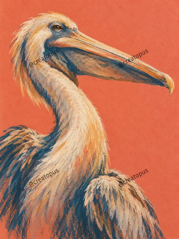 Expressive Animal Pastel Art Prints