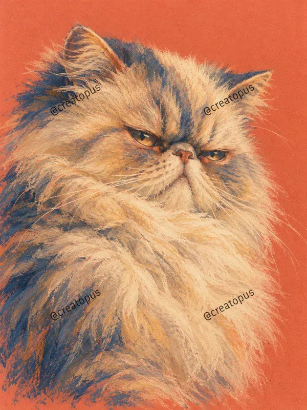 Expressive Animal Pastel Art Prints