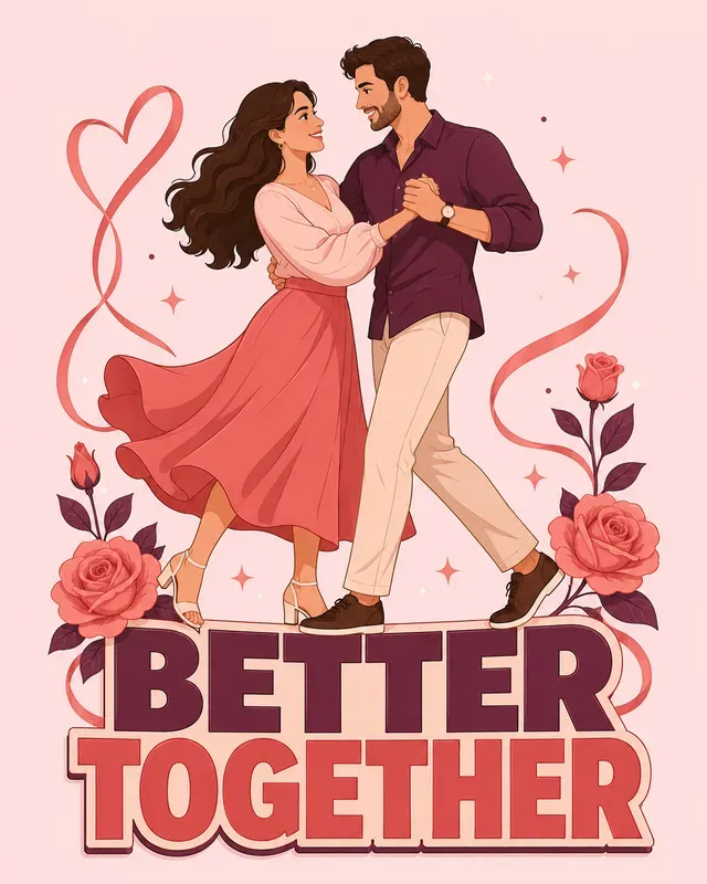 Cartoon Couple Title Designs