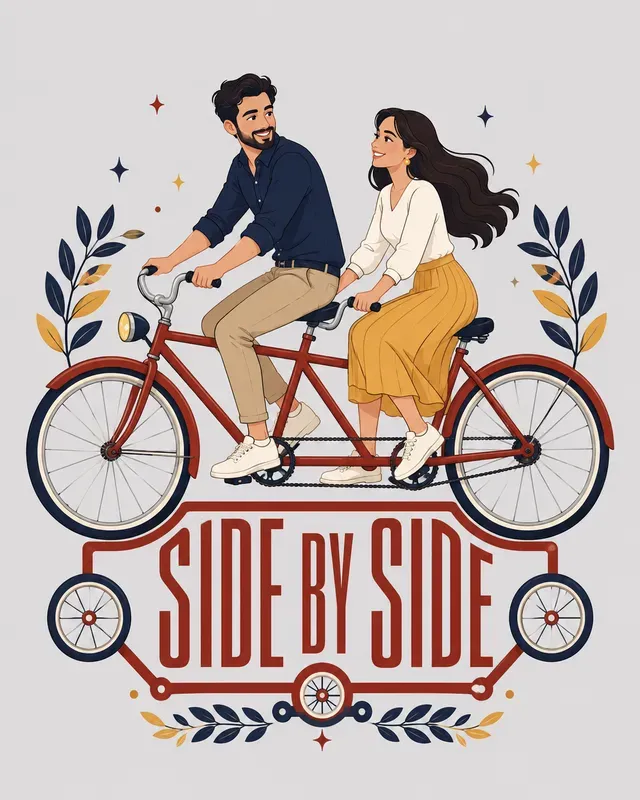Cartoon Couple Title Designs