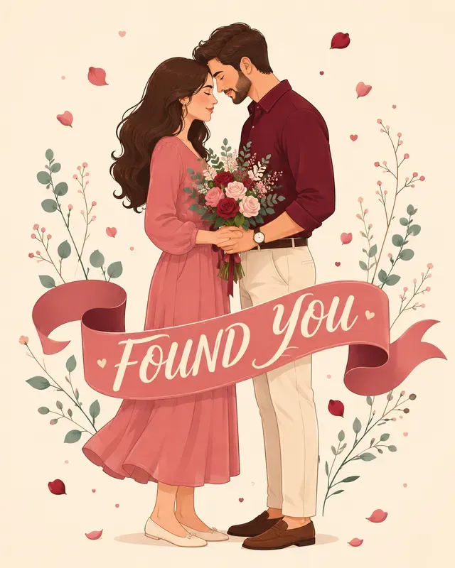 Cartoon Couple Title Designs