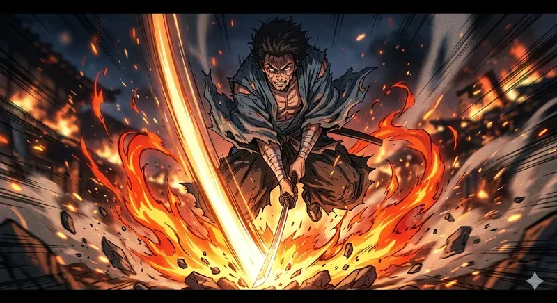 Anime Style Fighting Warriors