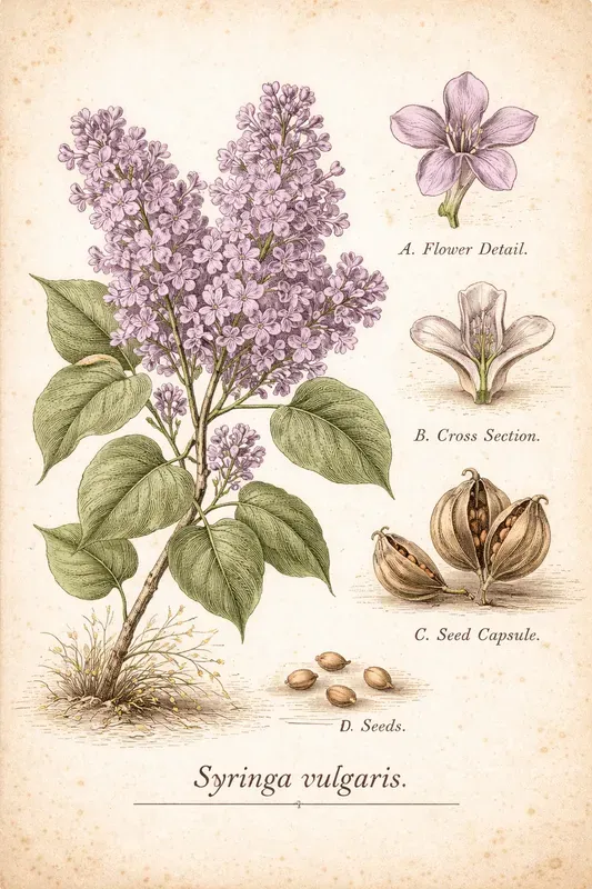 Vintage Botanical Illustration Style