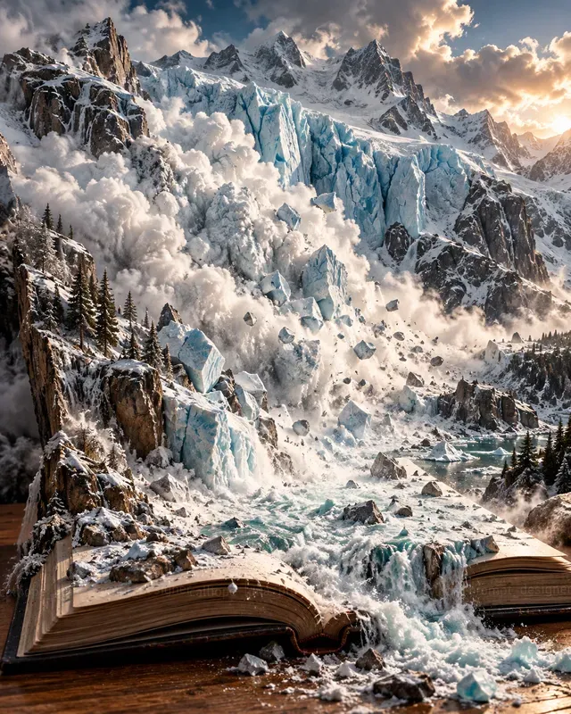 Hyperrealistic Disaster Book Worlds