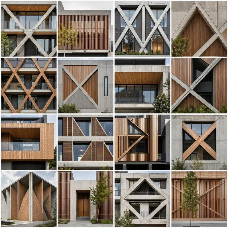 Modern Architectural Texture Grids