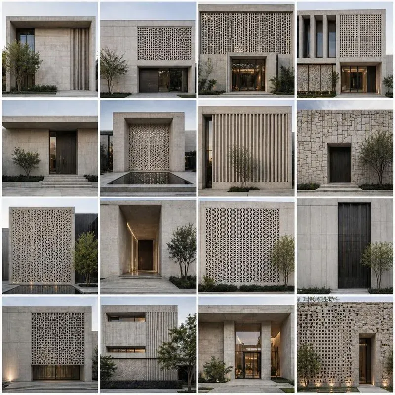 Modern Architectural Texture Grids