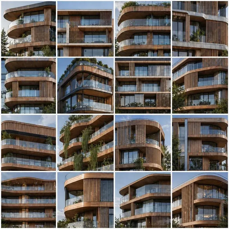 Modern Architectural Texture Grids