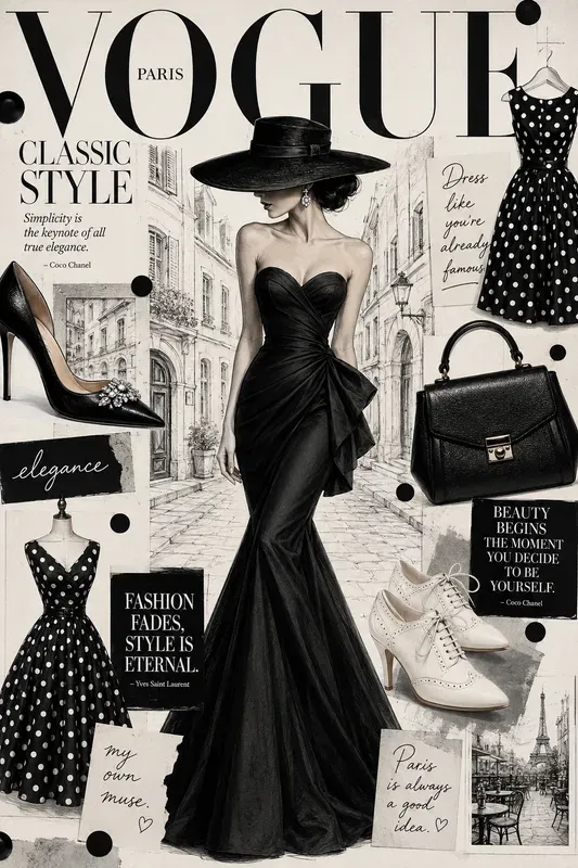 Fashion Editorial Collage Boards