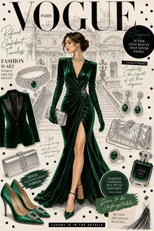 Fashion Editorial Collage Boards