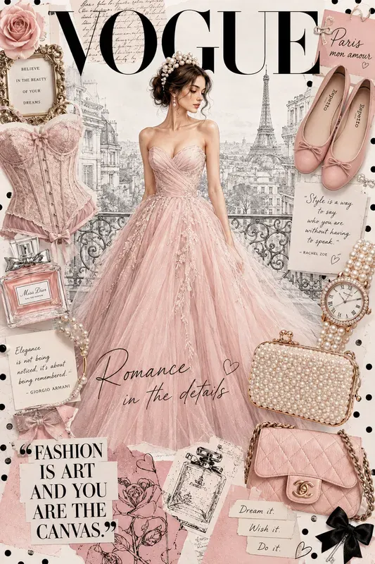 Fashion Editorial Collage Boards