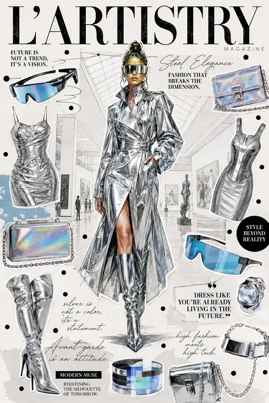 Fashion Editorial Collage Boards