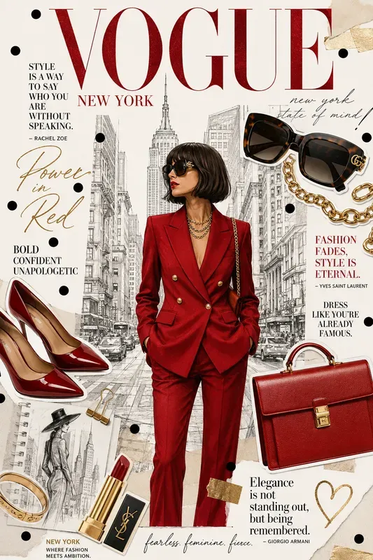 Fashion Editorial Collage Boards