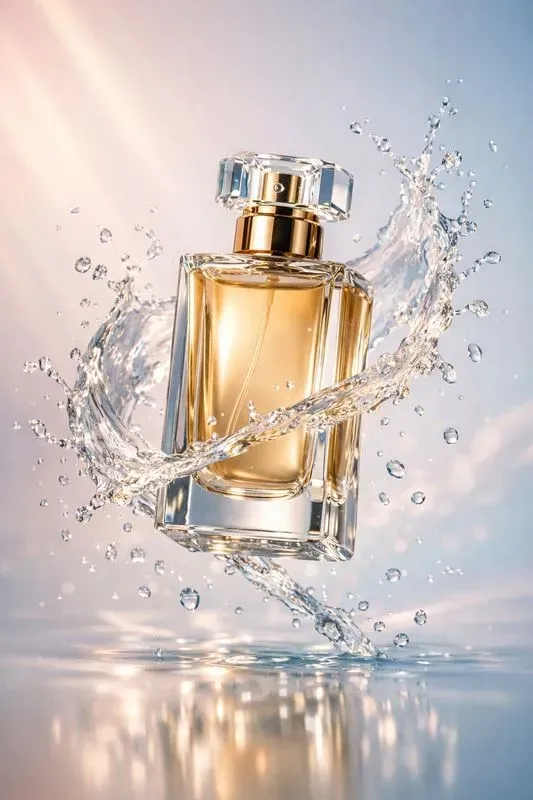 Luxury Floating Perfume Mockups