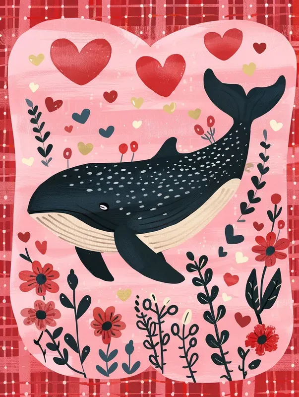 Cute Bright Painted Valentines Cards