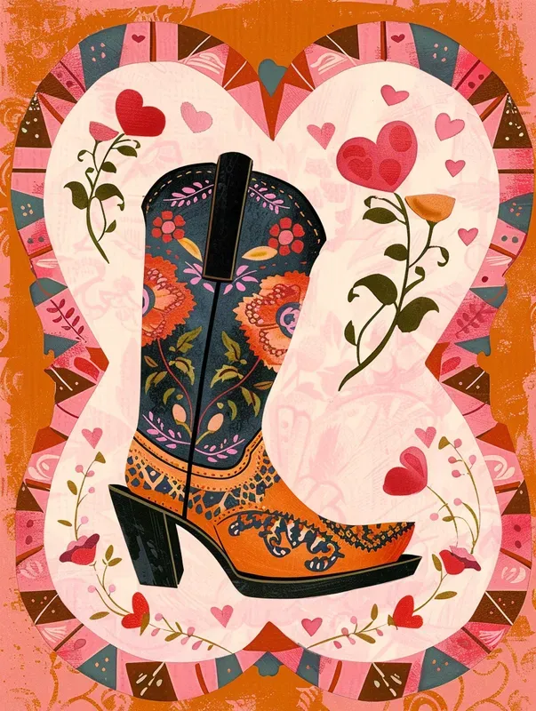 Cute Bright Painted Valentines Cards