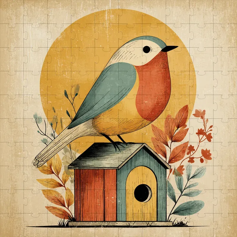 Gouache Retro Boho Nursery Prints