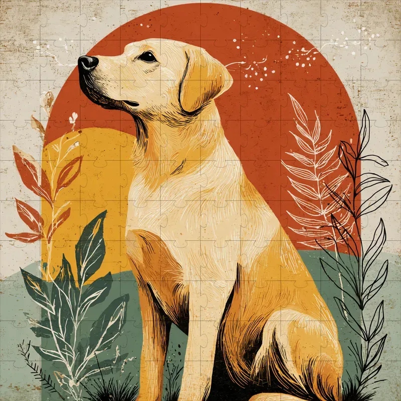 Gouache Retro Boho Nursery Prints