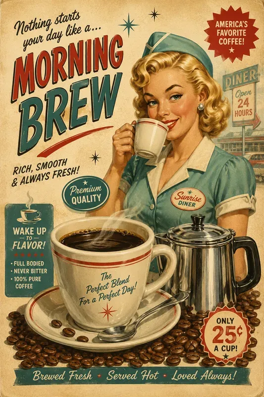 1950s Vintage Advertising Posters