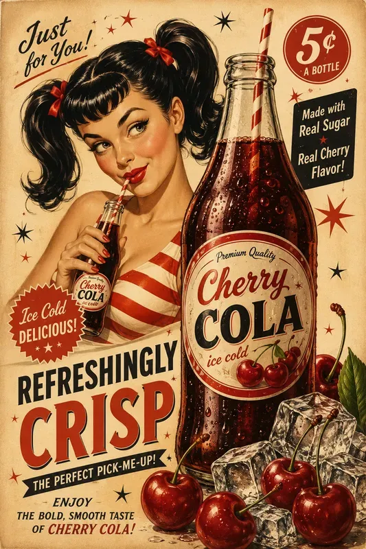 1950s Vintage Advertising Posters