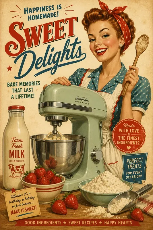 1950s Vintage Advertising Posters