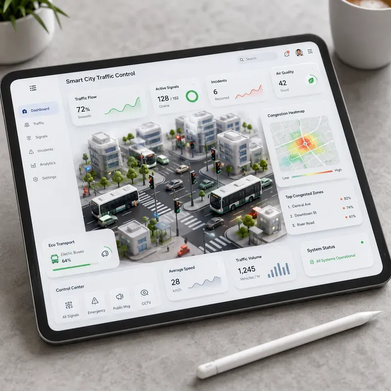 3D Claymorphic Dashboard UI Mockups