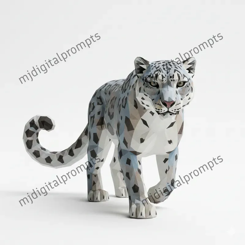 Geometric Lowpoly Animal Papercrafts