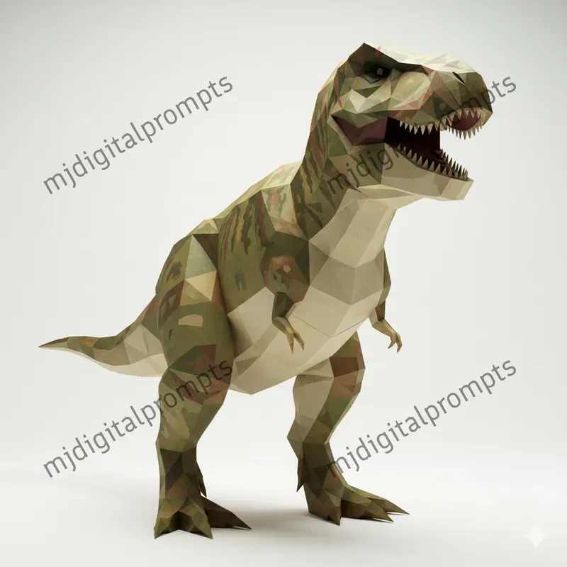 Geometric Lowpoly Animal Papercrafts