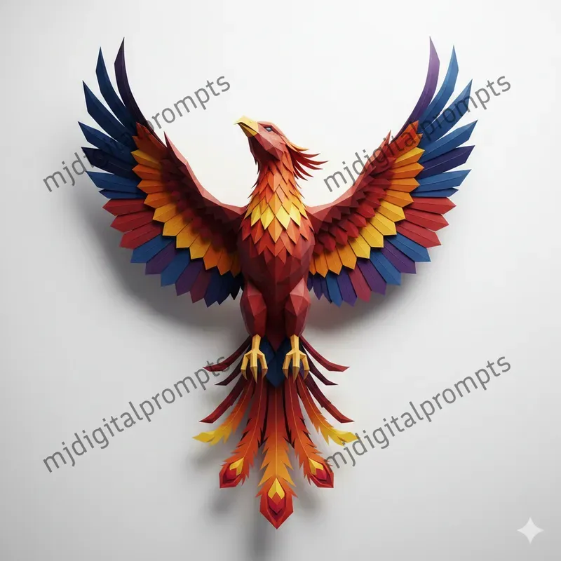 Geometric Lowpoly Animal Papercrafts