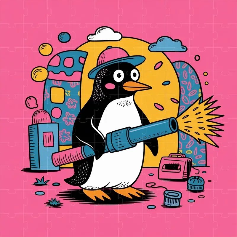 Quirky Character Cartoon Scenes