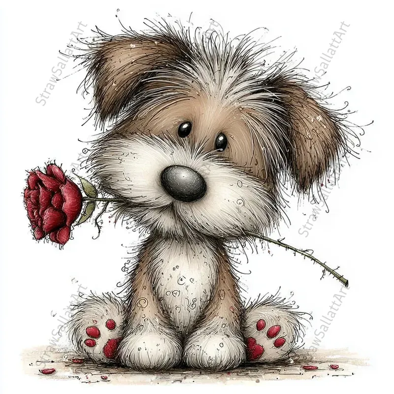 Nursery Animals Valentine Tshirt Clipart