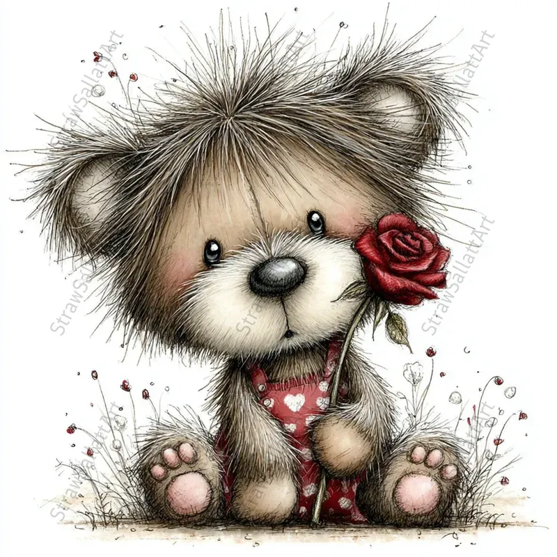 Nursery Animals Valentine Tshirt Clipart