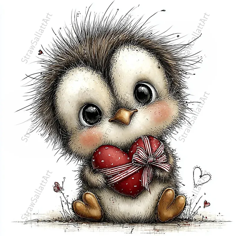 Nursery Animals Valentine Tshirt Clipart