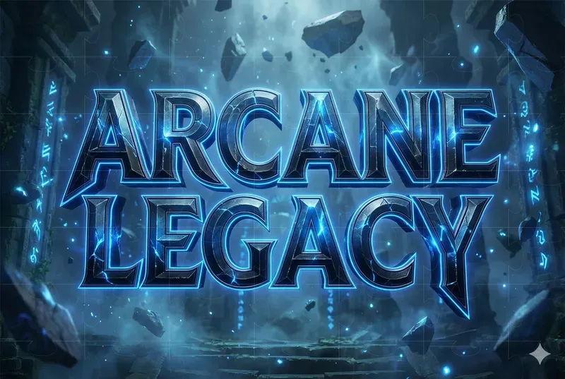 Cinematic Fantasy Game Title Logos