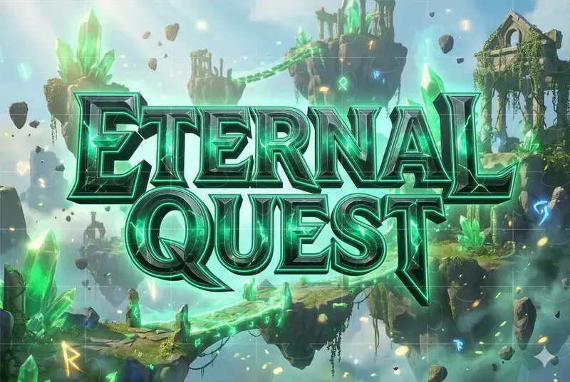 Cinematic Fantasy Game Title Logos