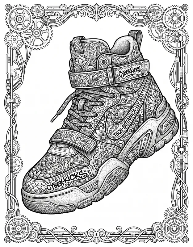 Zen Line Art Teen Coloring Book Pages