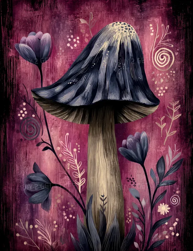 Velvet Magenta Folk Creatures