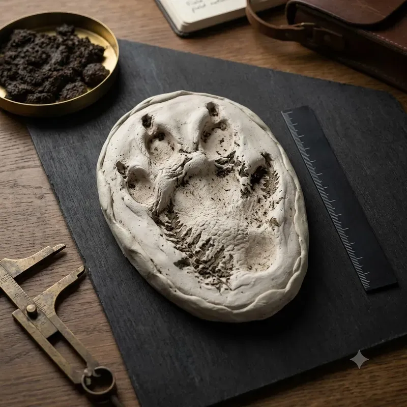Fantasy Creature Footprint Casts