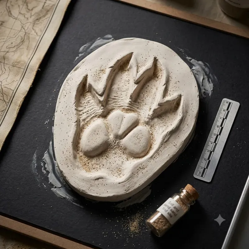 Fantasy Creature Footprint Casts